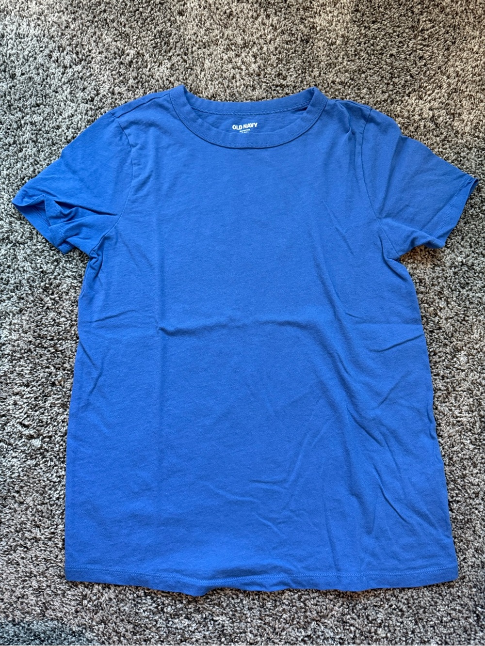 Old Navy Women’s Everywhere Blue Crew Neck T‑Shirt